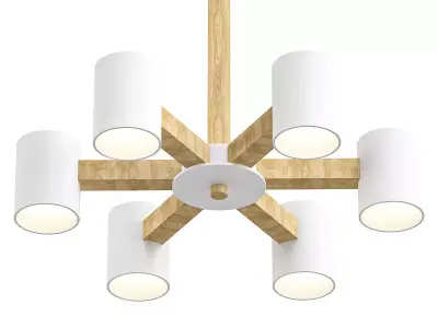 malmo chandelier with four legs 3D model