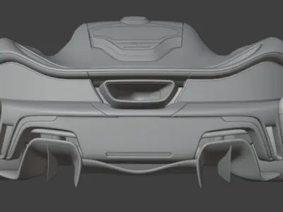 McLaren P1 3D model from CGTrader