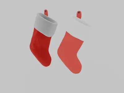 Christmas Stockings 3D model