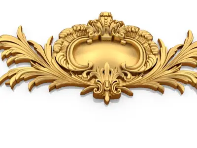 Classic decor ornament 82 3D model