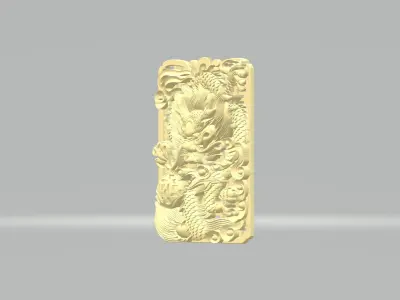 Dragon And Phoenix Pendant 3D print model