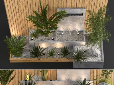 fountain vol 18-garden 3D model