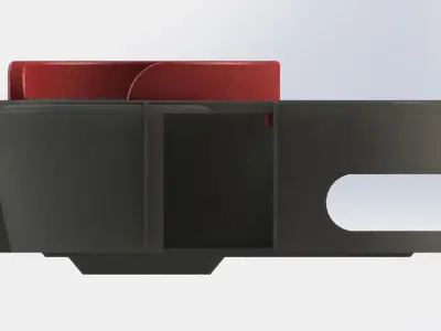 QS-S4 Throttle Cover 3D model