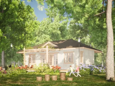 036Countryhouse1f81m2 3D model