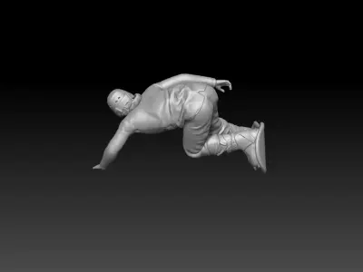 snowboard boy 2 3D print model