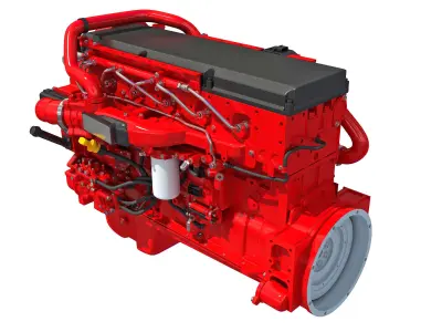 Truck Engine - 3D Models 3D model