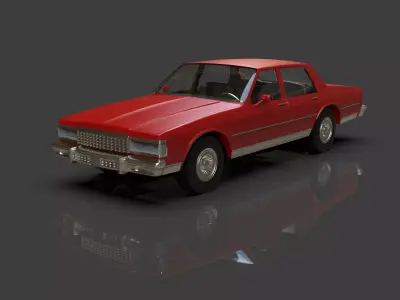 Chevrolet Caprice Classic 1977 4 Door RC  car 3D print model