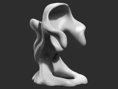 Modern Abstract Decorative sculpture 3d print model 59 3D print model