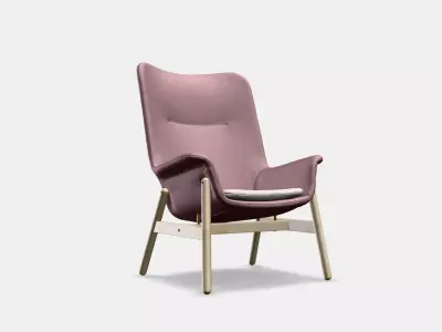 VEDBO High-back armchair 2 3D model