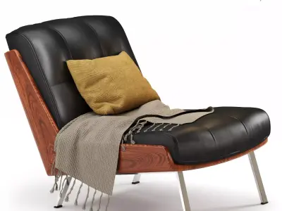 Armchair minotti Daiki 3D model