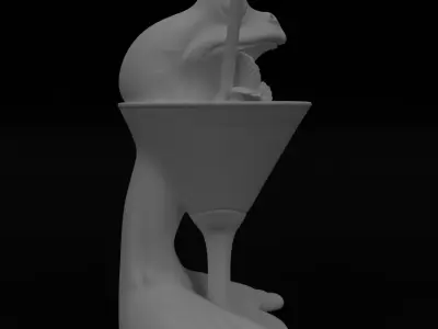 Froggito Machito New Brainrot 3D model figurine for 3D printing 3D print model