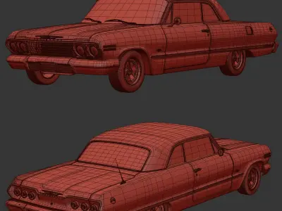 Chevrolet Impala 1962 3D model