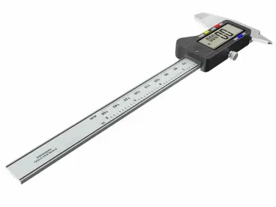 Digital Caliper 3D model