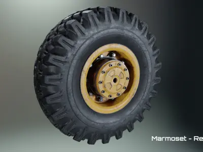 Wheel - Off-Road 3D model