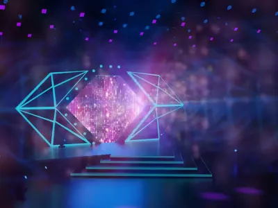  Concert stage 3D model