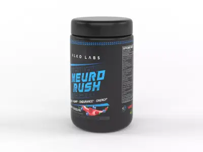 Protein Powder 3D model 3