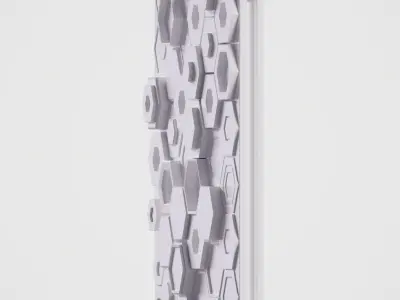 Decoration Hexagonal  Wall   Green  3D print model