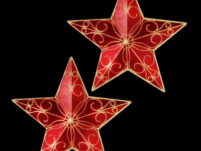 Xmas Decoration - Star Low-poly 3D model