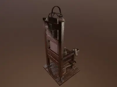 Electical Chair - PBR Game Ready model Low-poly 3D model