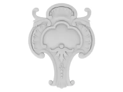 Cartouche Ornament 020 3D model