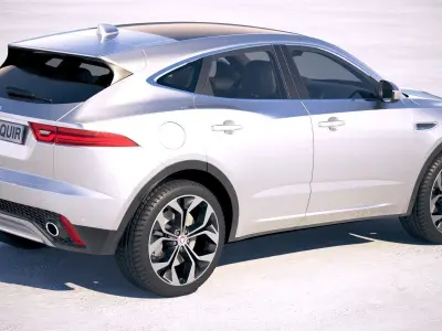 Jaguar E-Pace 2018 3D model