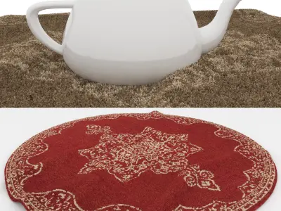 Rugs No 137 Low-poly 3D model