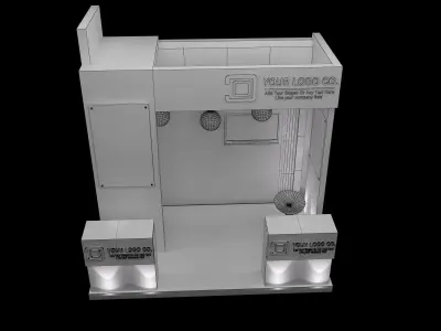 Booth Exhibition Stand a530a 3D model