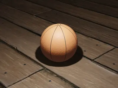 Basket Ball 3D model
