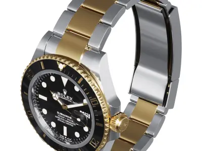Rolex Submariner Date 3D model