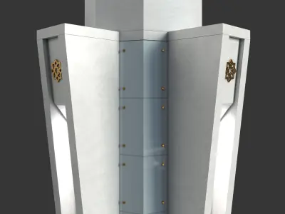 Arc series - Column A 3D model