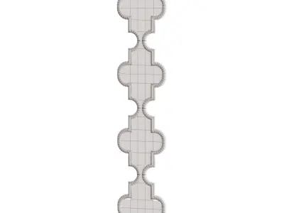 Mirror 24x3x119cm 806334 3D model