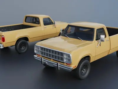 Dodge Power Wagon W150 1979 3D print model