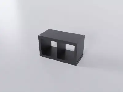 KALLAX 77x42 cm Low-poly 3D model