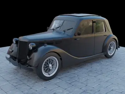 Renault Celtaquatre Low-poly 3D model