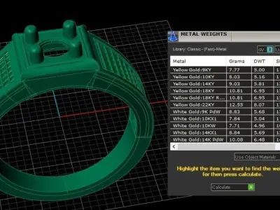 Mens Fashion Ring 3d Printable Model 3D print model