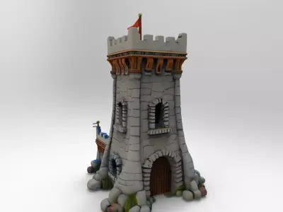 medieval monument 3D print model purchase