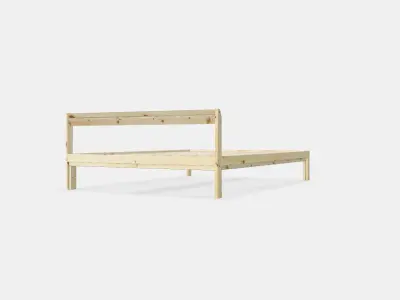 NEIDEN Bed frame 7 Low-poly 3D model