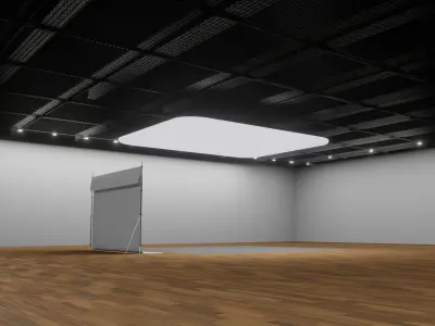 PHOTO STUDIO Scene office 3D model