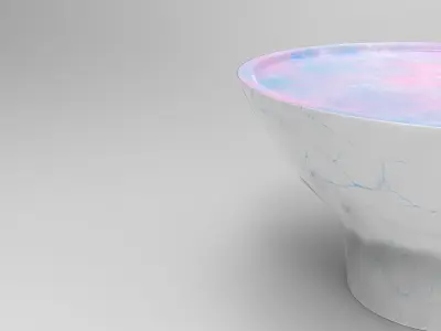Seas Side Table Low-poly 3D model