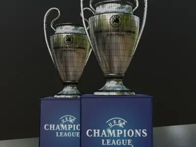UEFA Champions League Trophy 3D model