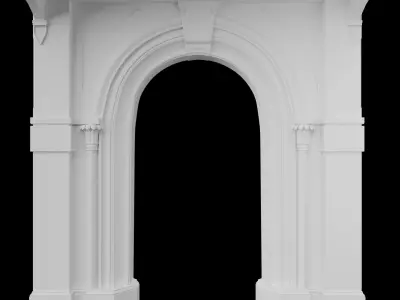 ANCIENT INTERIOR ARCHWAY 3D model