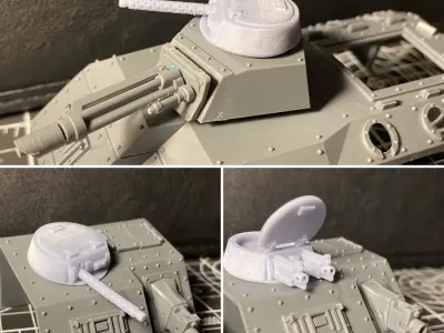 Grimdark Mini Turrets Free 3D print model
