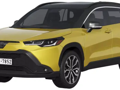 Toyota Corolla Cross Hybrid 2023 3D model