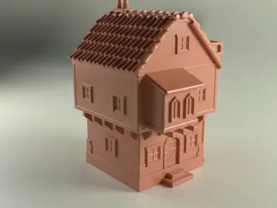 Fantasy House 3D print model