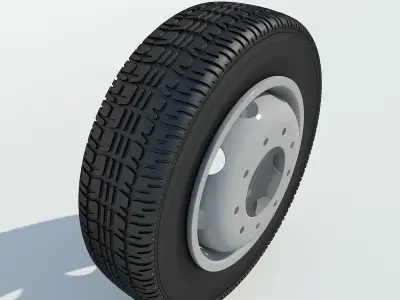 Wheel Truck 3D model