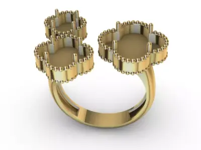 anillo Vancleef 3D print model