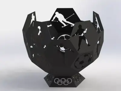 Fire bowl 3D print model