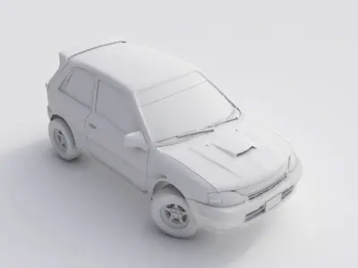 Toyota Starlet Custom 3D model