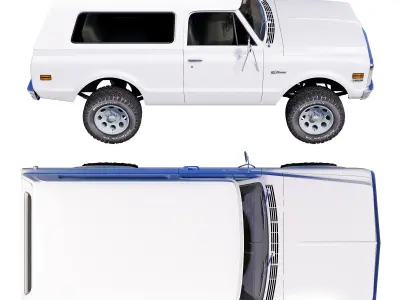 Chevrolet K5 blazer 1971 3D model