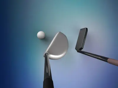 Golf clubs 3D model